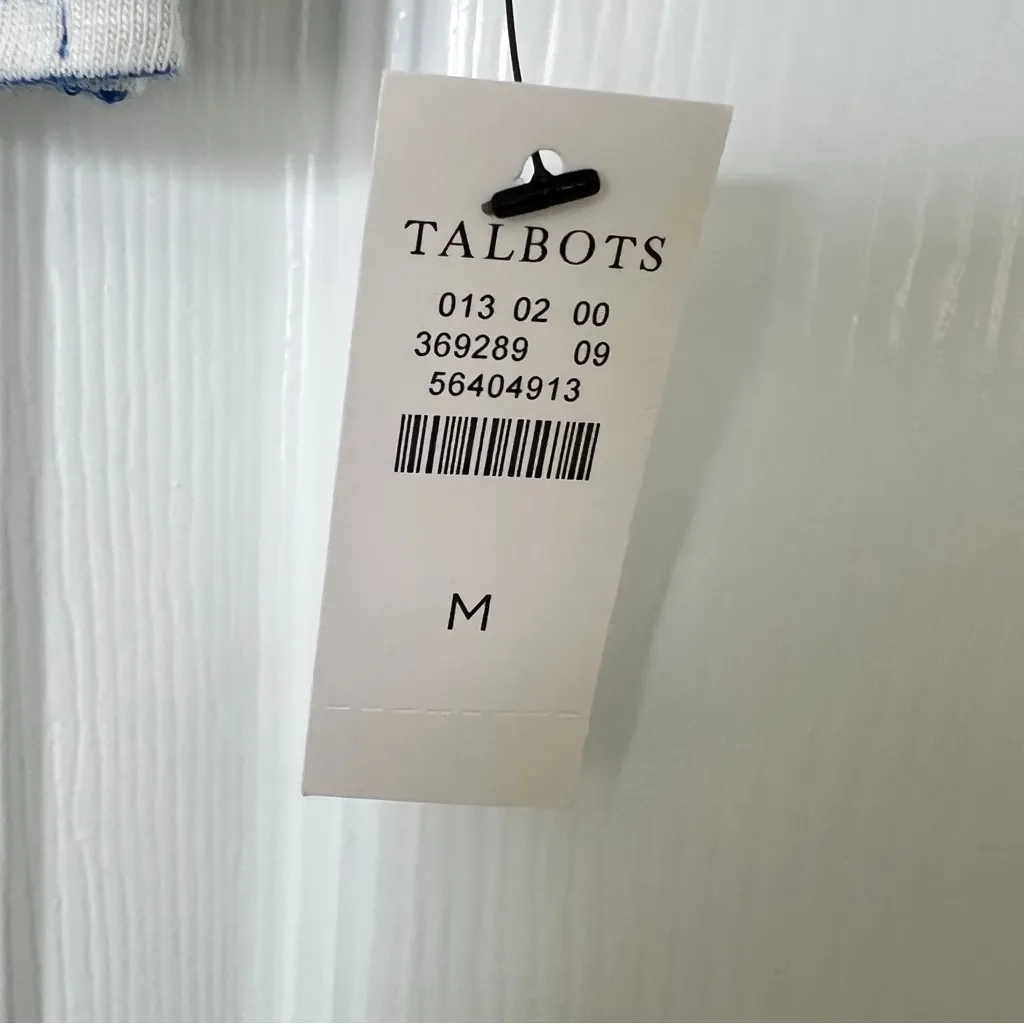 Talbots embroidered Frenchie dog shirt NWT medium - Image 10