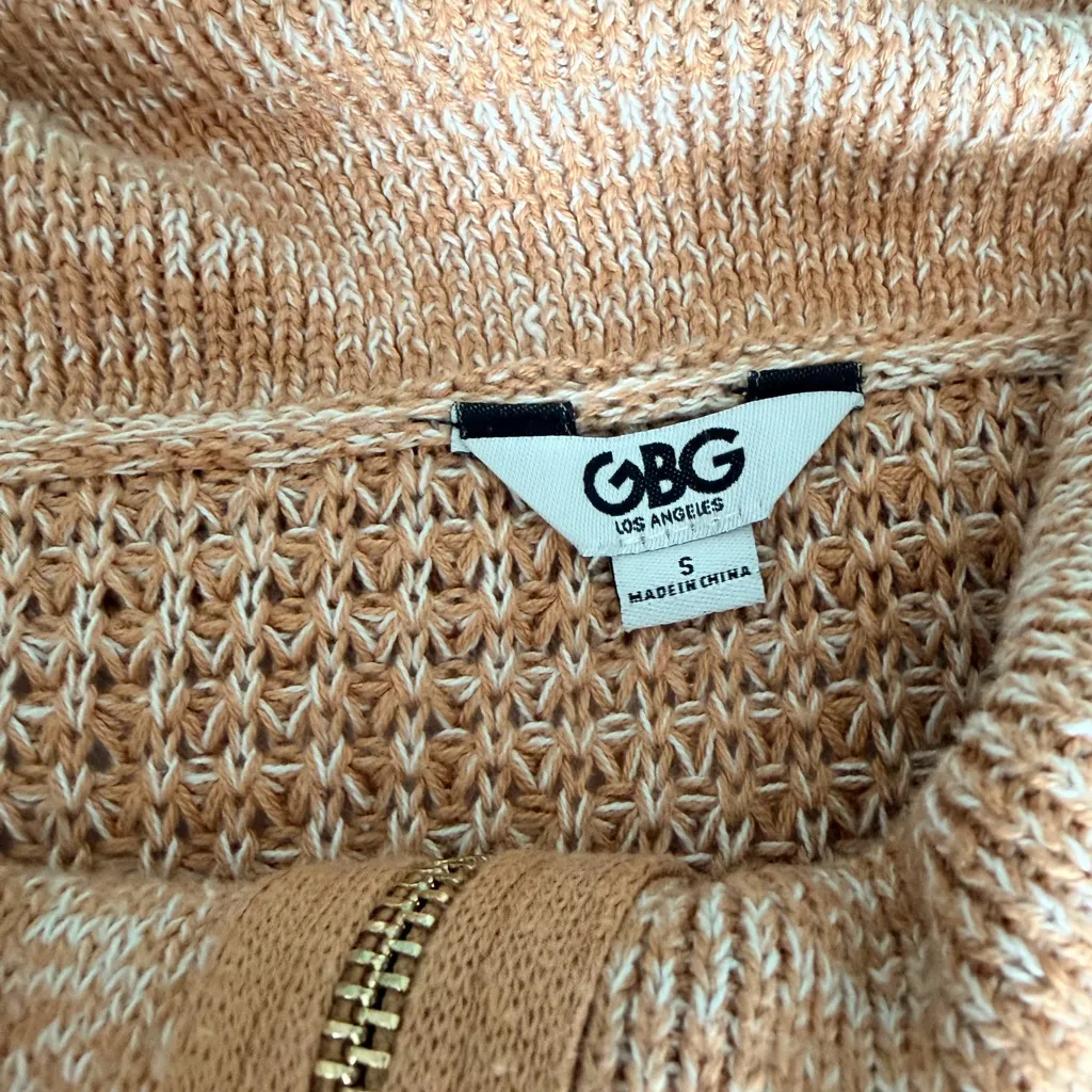 GBG Los Angeles Camel Cowl Neck Sweater Tan - Image 5