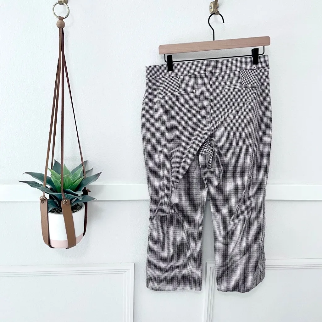 J Crew Kelsey Kickout Flare Crop Pant Ivory Antique Oak Size 10 CD231 - Image 3