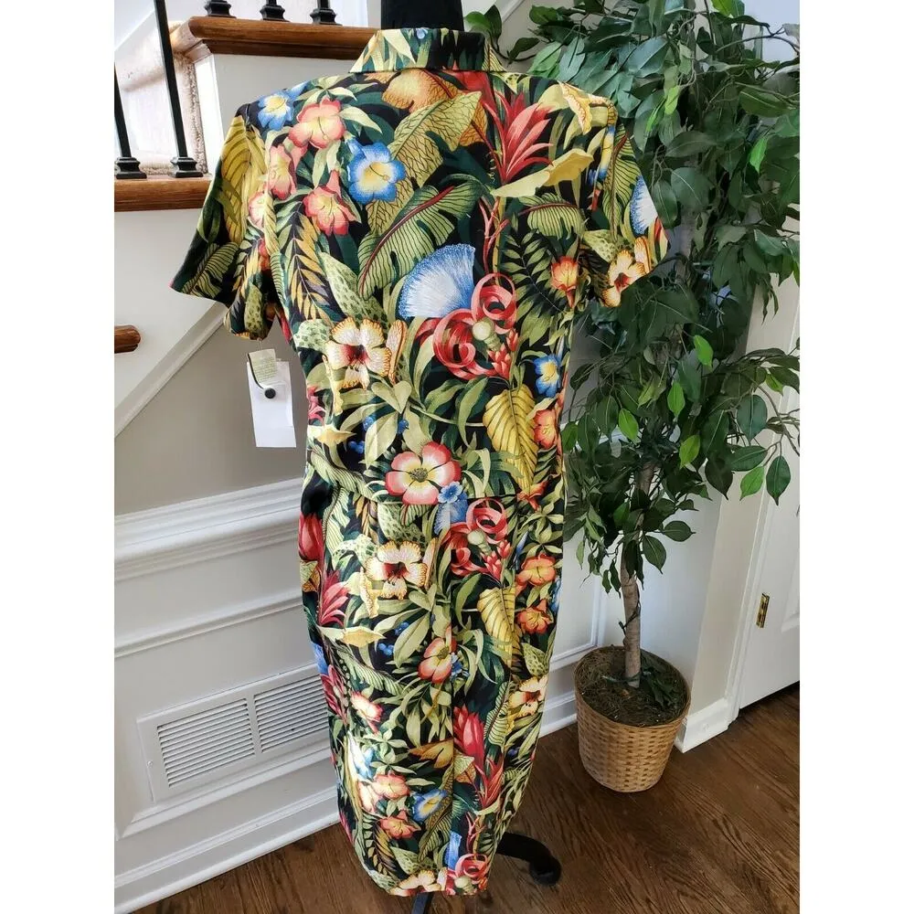 Citi Dress Women's Floral Cotton Single Breasted Blazer & Maxi 2 Piece Suit 18 - Image 7