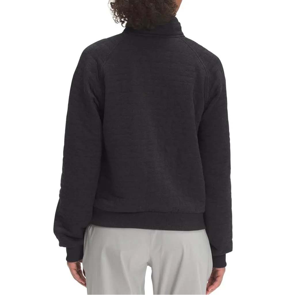 The North Face Gray Women's Longs Peak Quilted ¼ Zip TNF Pullover Sweater Jacket - Image 2
