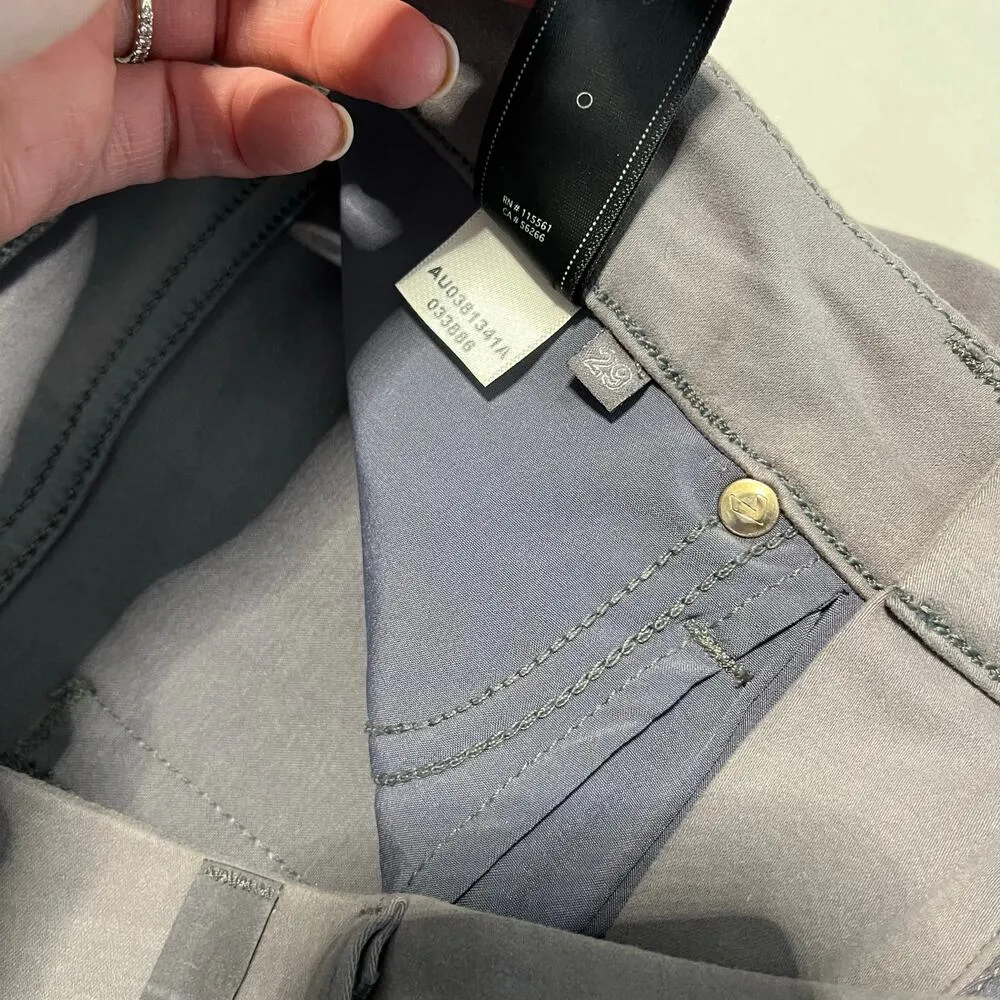 7 FOR ALL MANKIND x MALHIA KENT JEANS SKINNY JACQUARD SILVER GEO SIZE 29 - Image 5