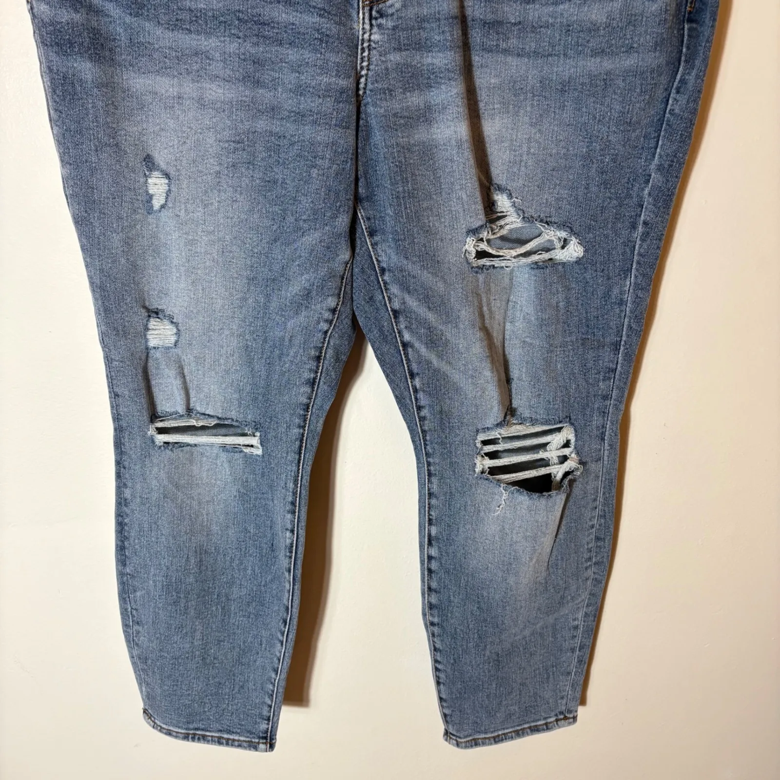 Judy Blue Distressed Slim Fit Denim Jeans Size 18W - Image 3