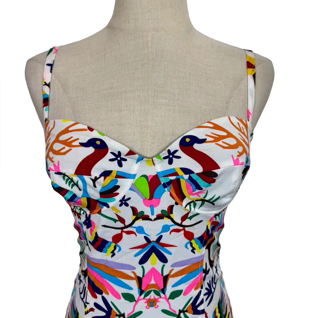 Mara Hoffman Techno Animals Otomi Bustier Top - Image 3