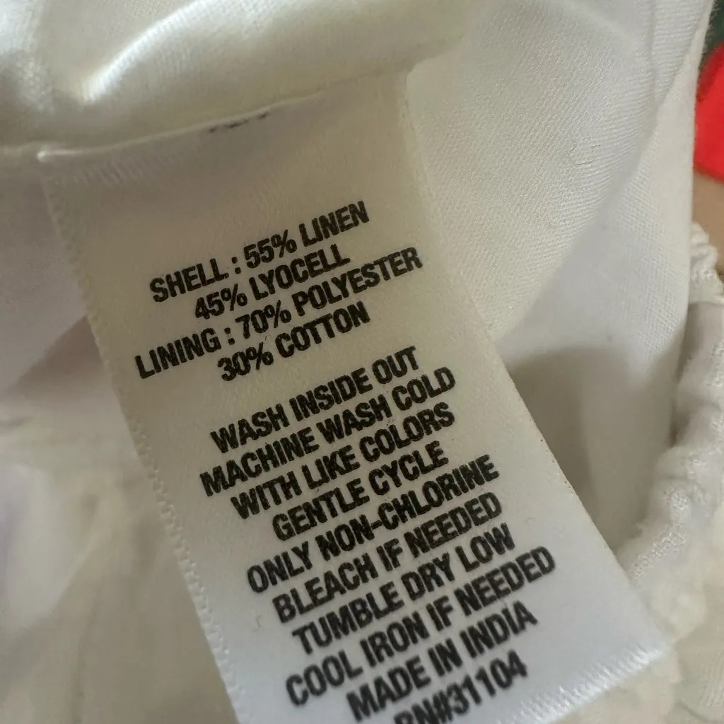 Kim Rogers White  Linen Pants. - Image 10