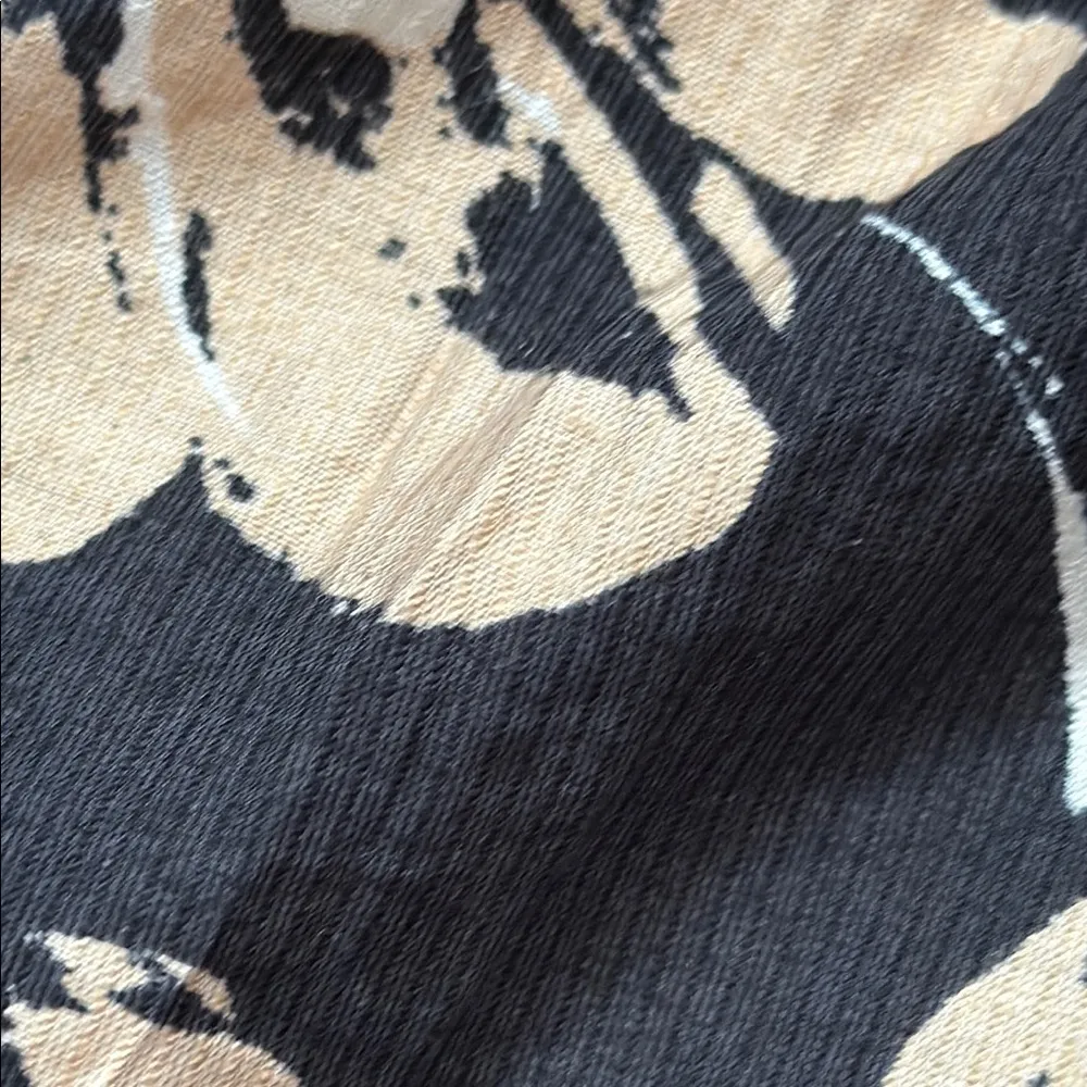 Blu Pepper Black and Cream Floral Dress - Image 7