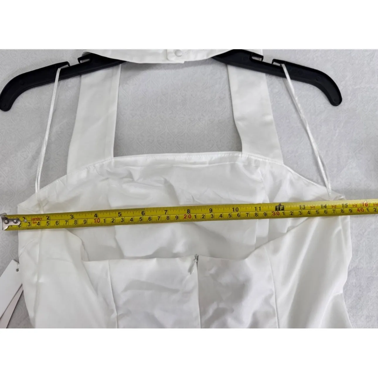 Aqua‎ White Halter Neck Sleeveless Mini Dress Cocktail Party - Image 4