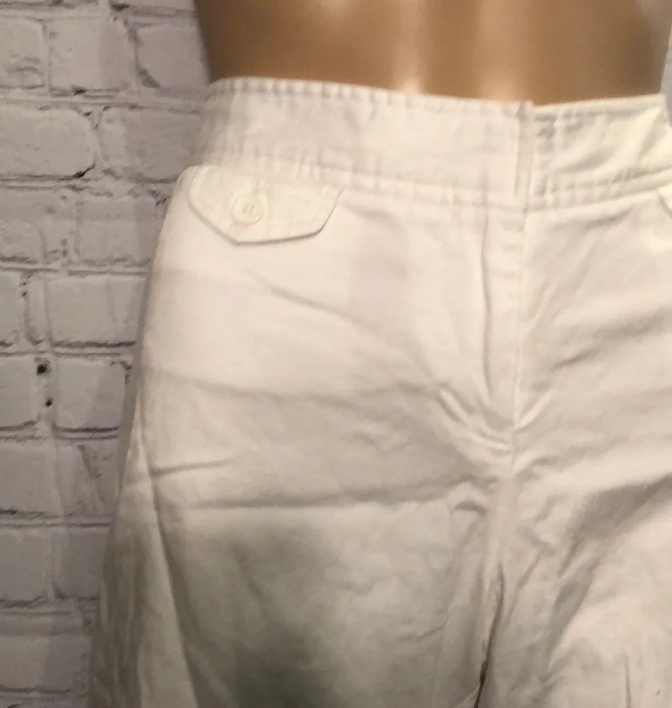 The Limited Drew Fit Off White Walking Shorts Size 10 - Image 3