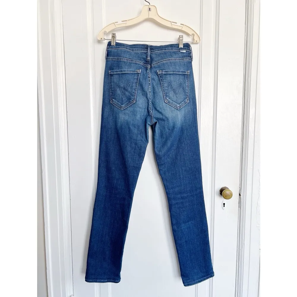 MOTHER • The Dazzler Skimp jeans high waist straight slim Skunk At The Tea Party - Image 12