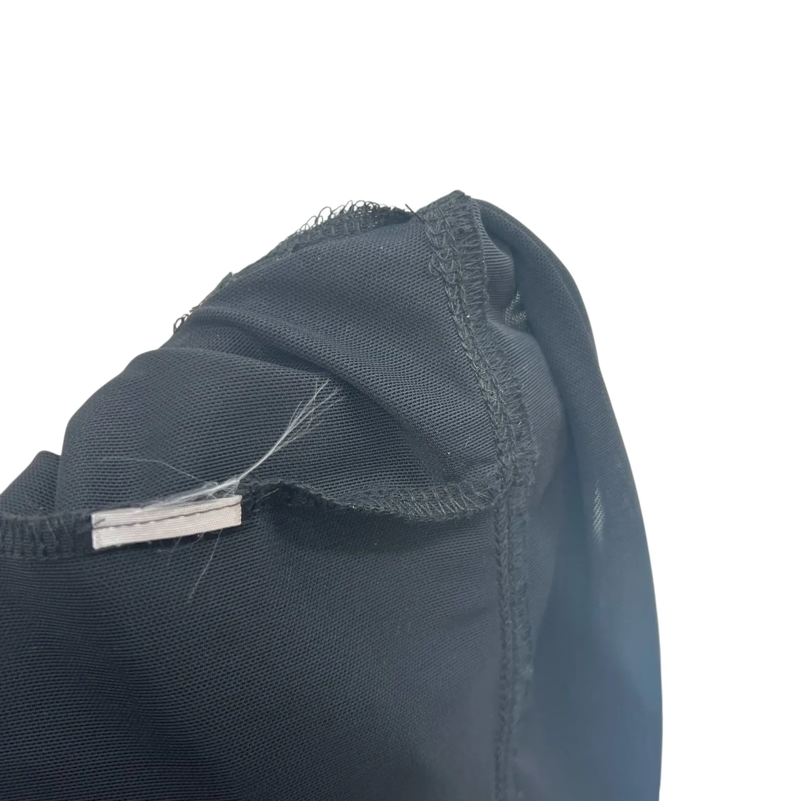 Koral Activewear Mesh Moto Jacket Sheer Black Size Large - Image 10