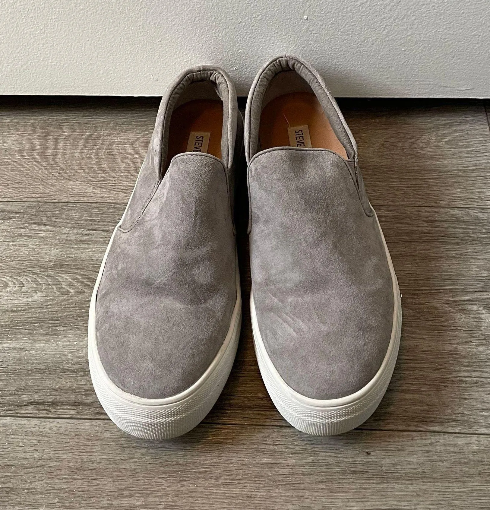 Steve Madden Gray Slip On Sneakers - Image 2