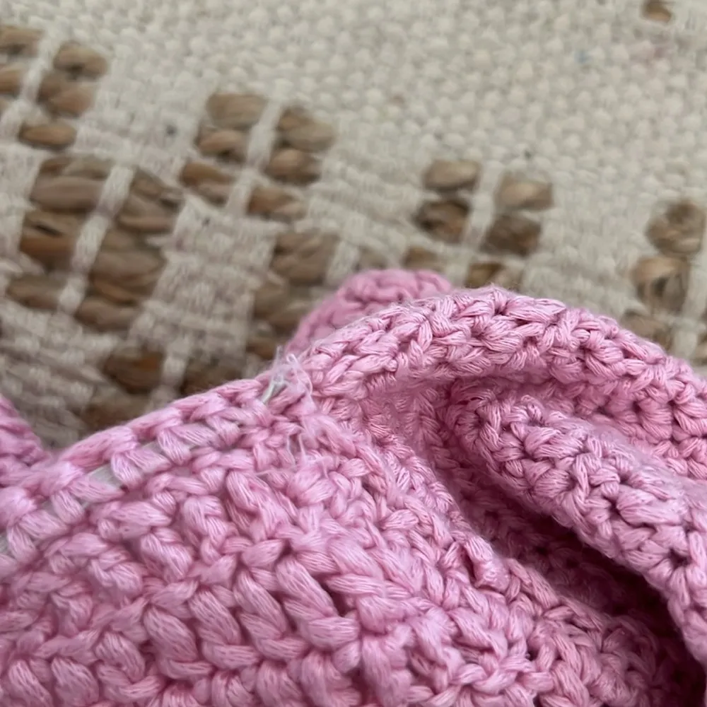 Revolve More To Come Elise Pink Crochet Halter Top - Image 3