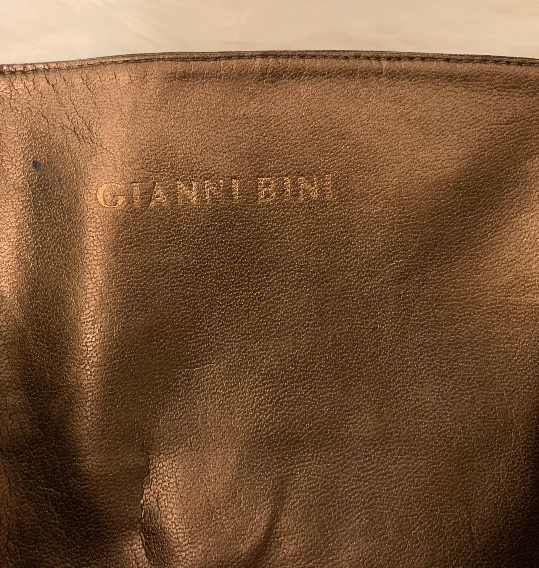 Gianni Bini Leather High Heel Boots - Image 8