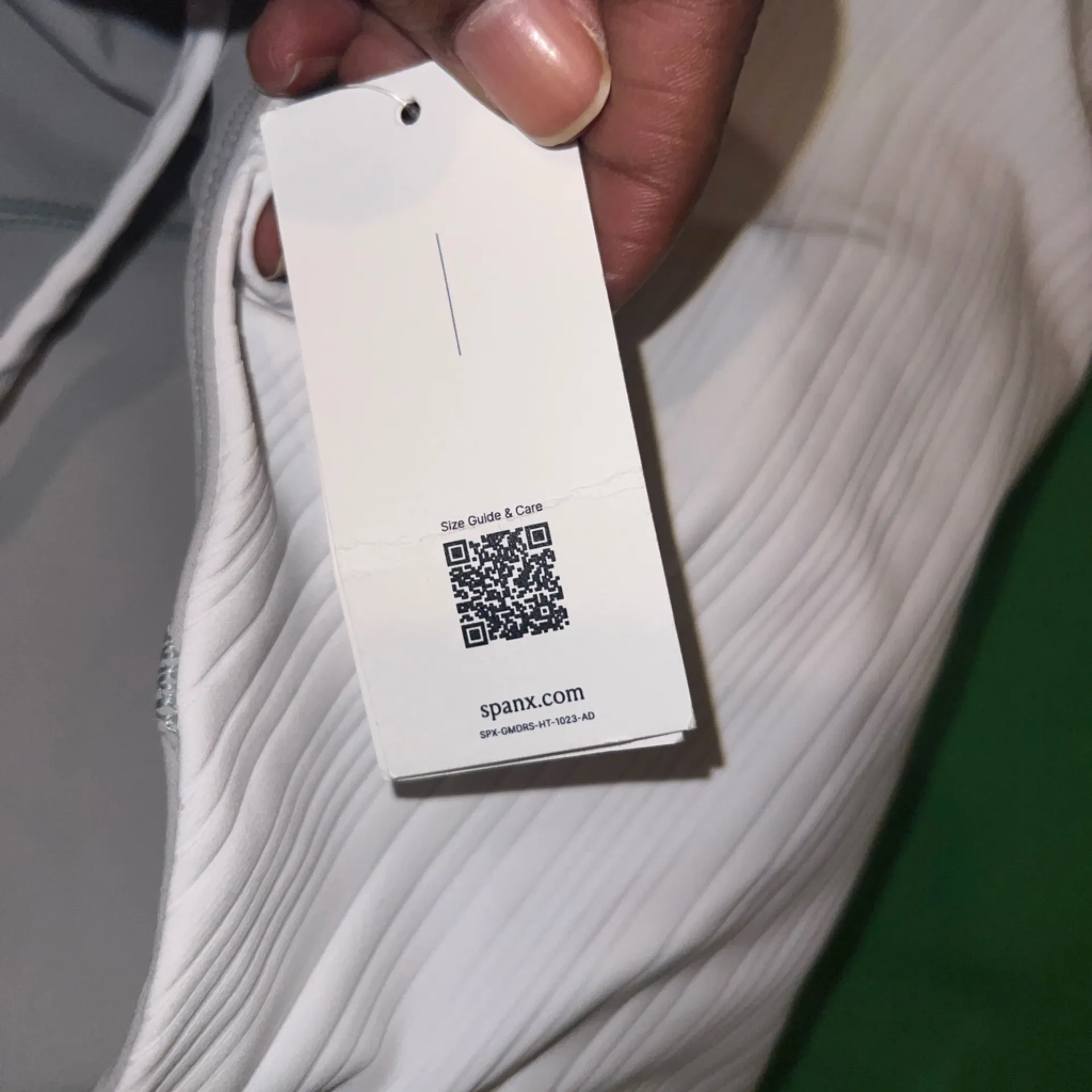 NWT SPANX Powerboost Ribbed White Mini Dress size Medium - Image 6