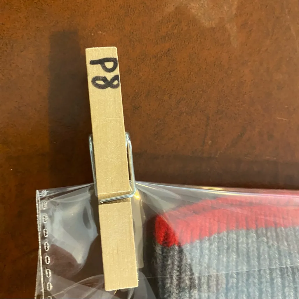 Madewell Merino Wool Waffle-Knit Turtleneck Gray & Red Stripe Size xxs NWT‎ - Image 9