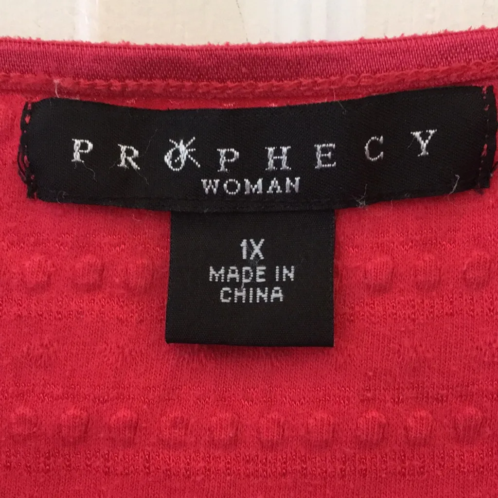 FINAL MARKDOWN Ladies Prophecy Woman textured Tee (1X) - Image 3