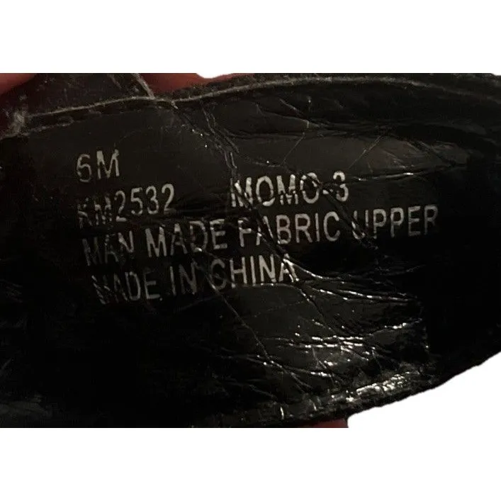 Cape Robbin Momo 3 Rainbow Platforms Snake Print Black Strappy Sandal Women's 6 - Image 9