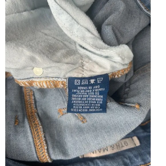 9th & Main Women's Denim‎ Blue Jeans Sz 12 Casual Versatile Grunge Punk Western - Image 5