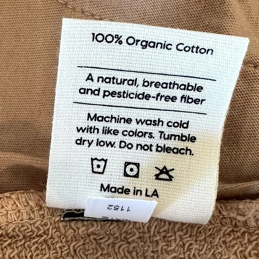 NWT MATE the Label Rose Organic Terry Classic Jogger - 1X - Image 5