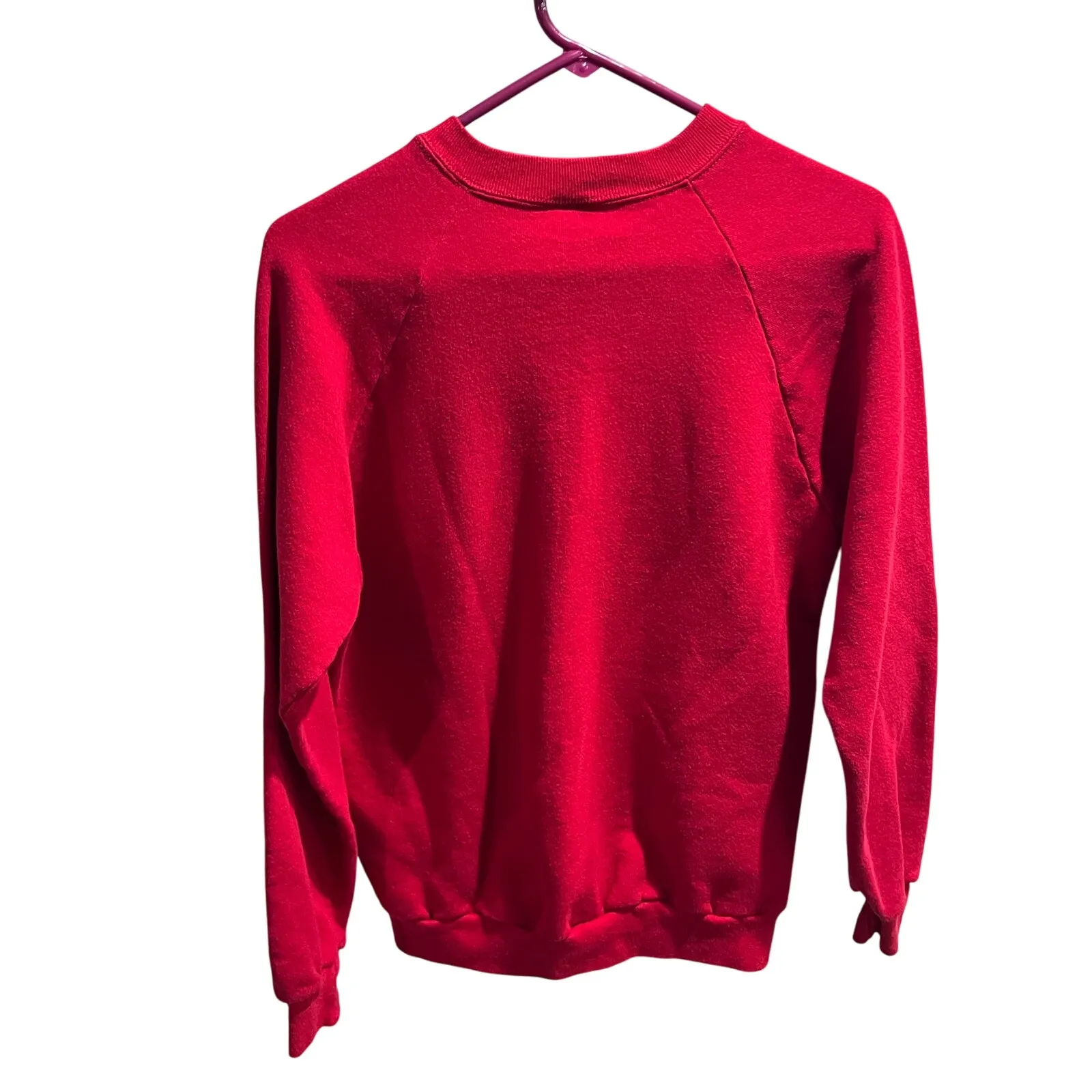 Vintage Hershey’s Chocolate Sweatshirt Women’s L Red Crewneck Jerzees USA Made - Image 7
