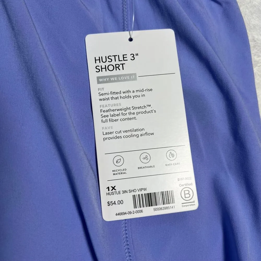 Athleta Hustle 3" Shorts Size 1X NEW Lightweight Exercise Gym Workout Running - Image 11