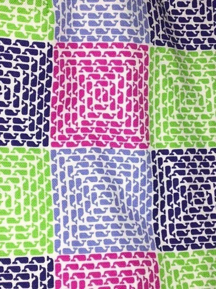 Vineyard Vines Aurora Whale Patchwork Multicolor Strapless Dress Size 4 NWOT - Image 5