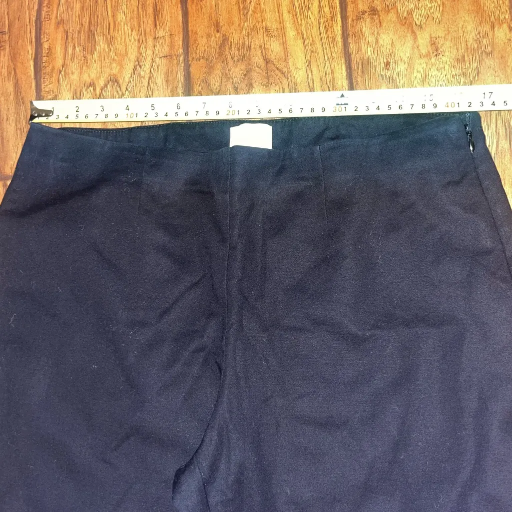 Chico's Elegant Black cropped dress or casual pants size 2 aka 12/14 - Image 4