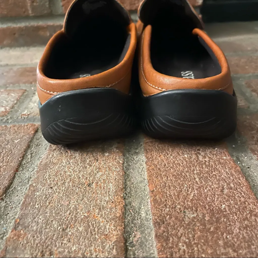 Bass Jupiter Women’s Slip On Mules Brown Size 8.5 - Image 8