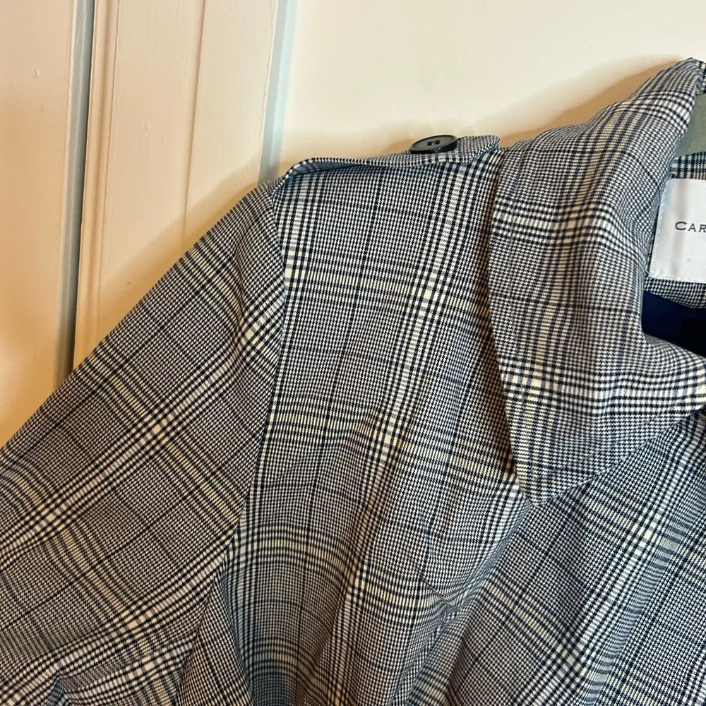 Carolina Belle Preppy Plaid Overcoat - Image 4