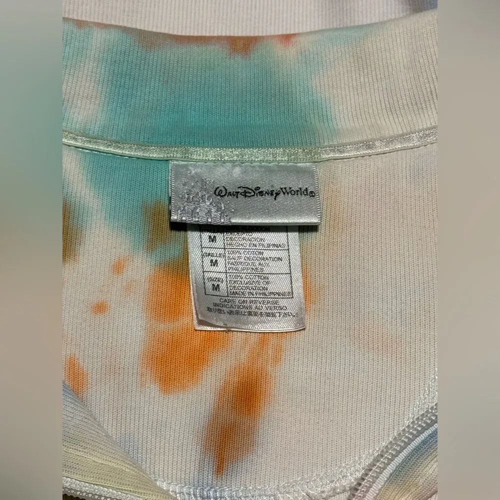 Handmade Tie Dye Walt Disney World Long Sleeve Pullover size medium - Image 9