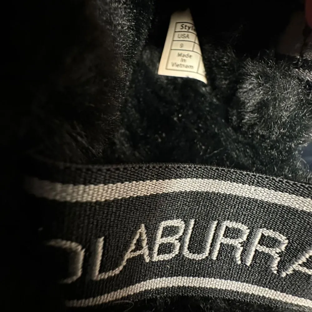 Koolaburra by UGG Women's‎ Fuzz Oh Black Faux Fur Slip - Image 6