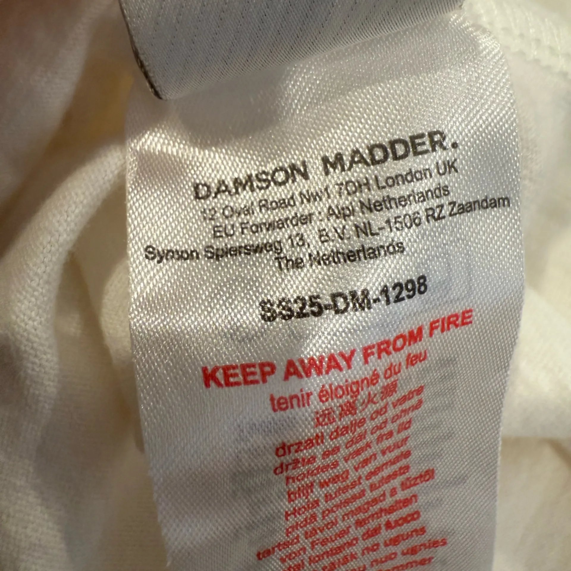 DAMSON MADDER Spritz Boyfriend Graphic Tee size 10 Aperol Spritz White US 6 - Image 13