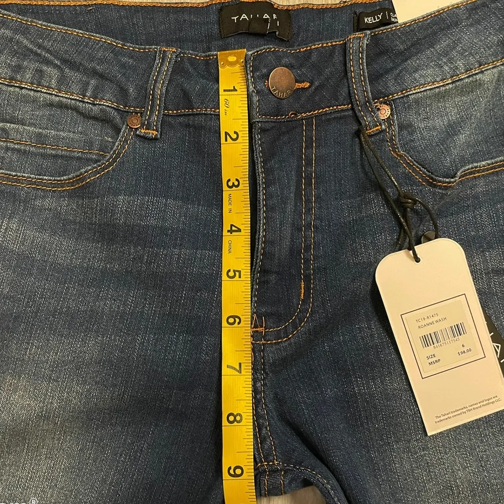 NWT TAHARI Mid-rise Skinny Jeans Sz 6/28 - Image 7