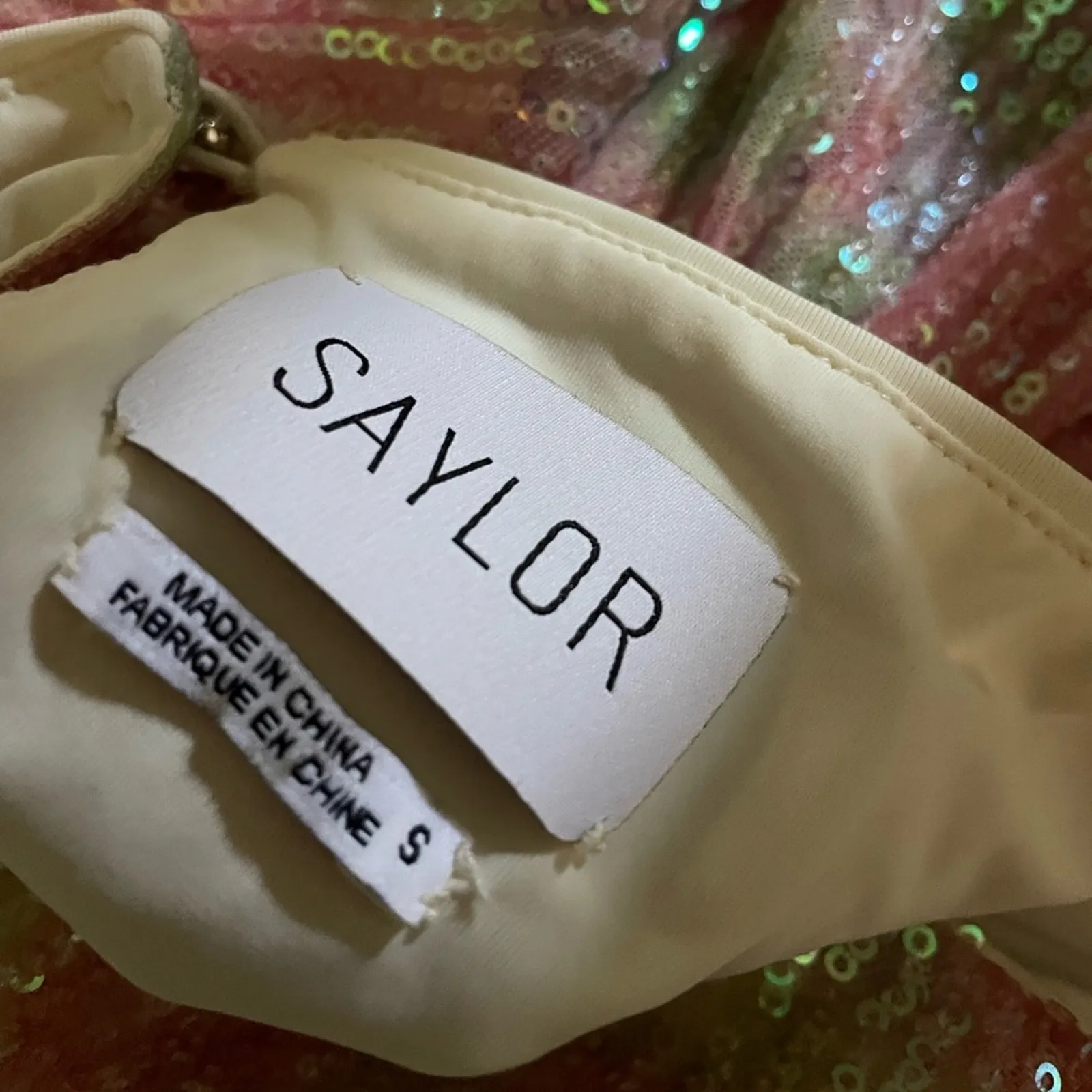 Saylor sequin Theodora mini dress - Image 6