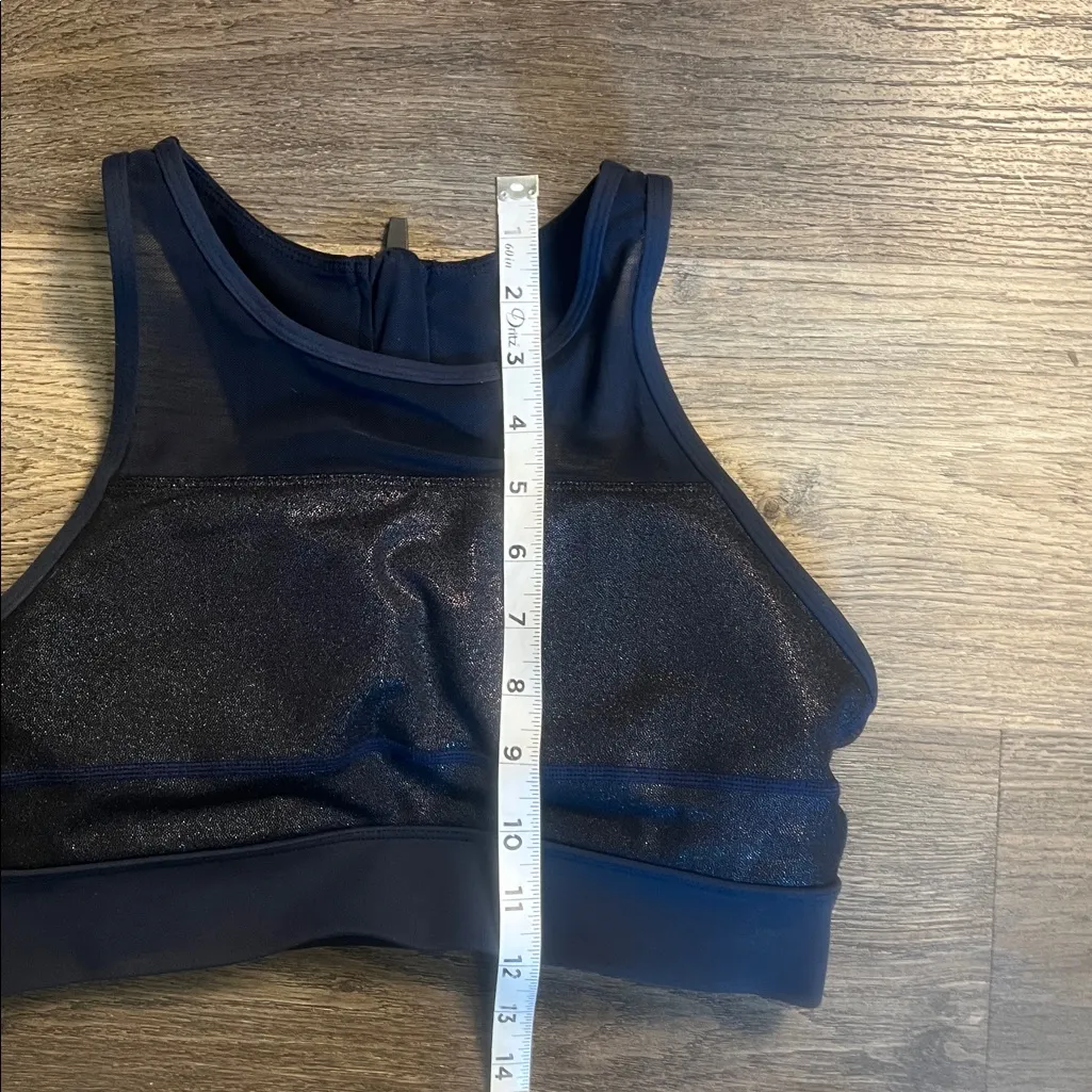 ZYIA Activewear Blue Twilight All Star One More Rep Padded Sports Bra Sz Medium - Image 7