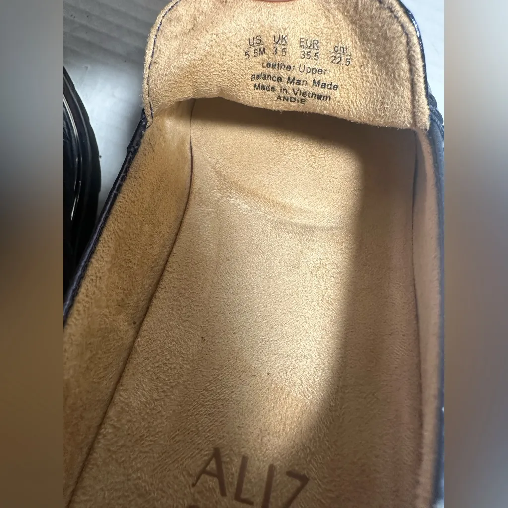 Naturalizer Loafers Women’s Shoes Size 5.5M Andie Metallic Purple Blue Comfort‎ - Image 10