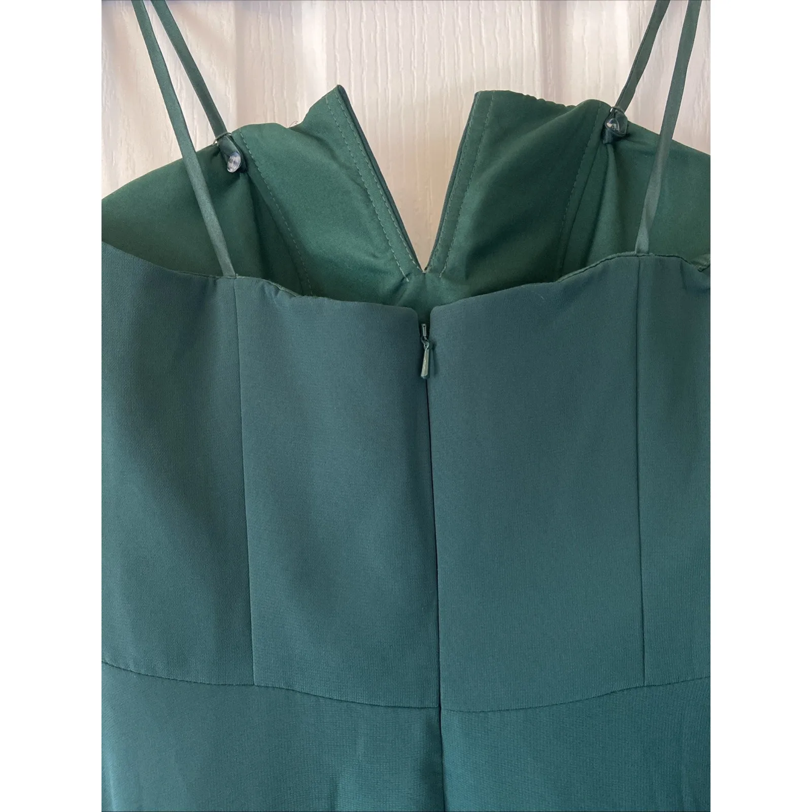 Sorella Vita Emerald Green‎ Vneck Long Formal Attire Bridesmaids Dress Womens 10 Green - Image 7