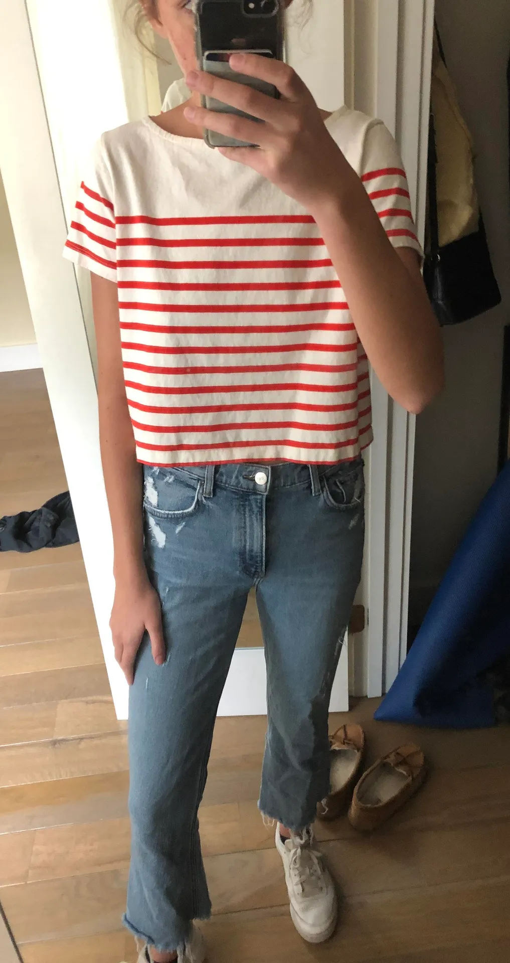 Madewell Boxy Striped Tee - Image 2