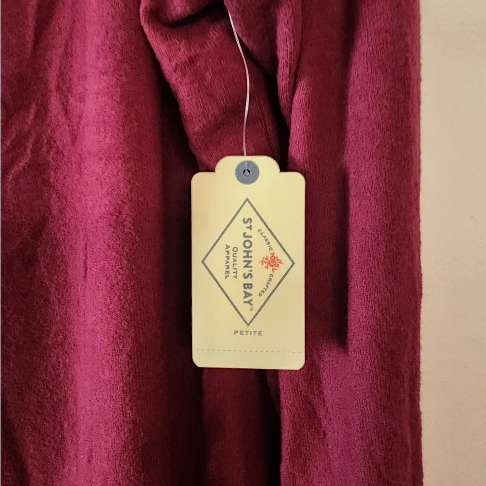 St. Johns Bay purple sweater lightweight size xxl petite - Image 3