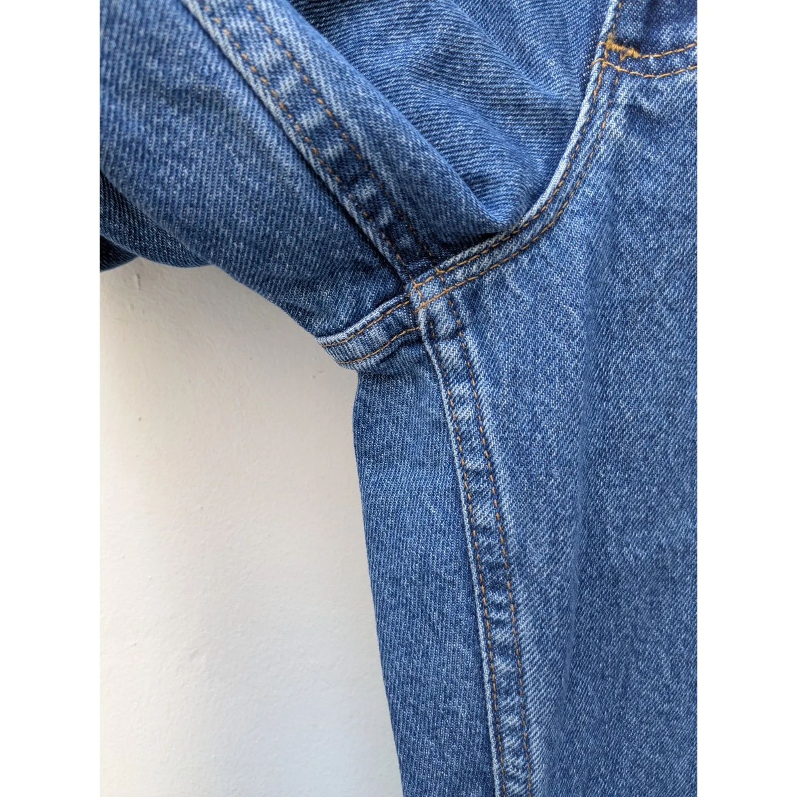 L.L. Bean Women's Relaxed Jeans Original Fit High Rise Blue Size 14 Petite - Image 5