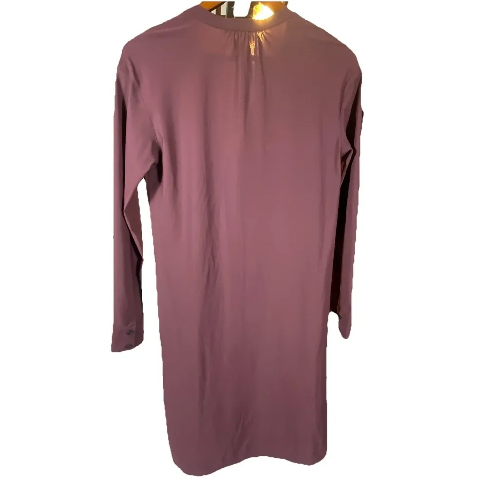Lululemon Effortless Dress Size 4 Bordeaux Drama Travel Athletic Lightweight NEW - Image 2