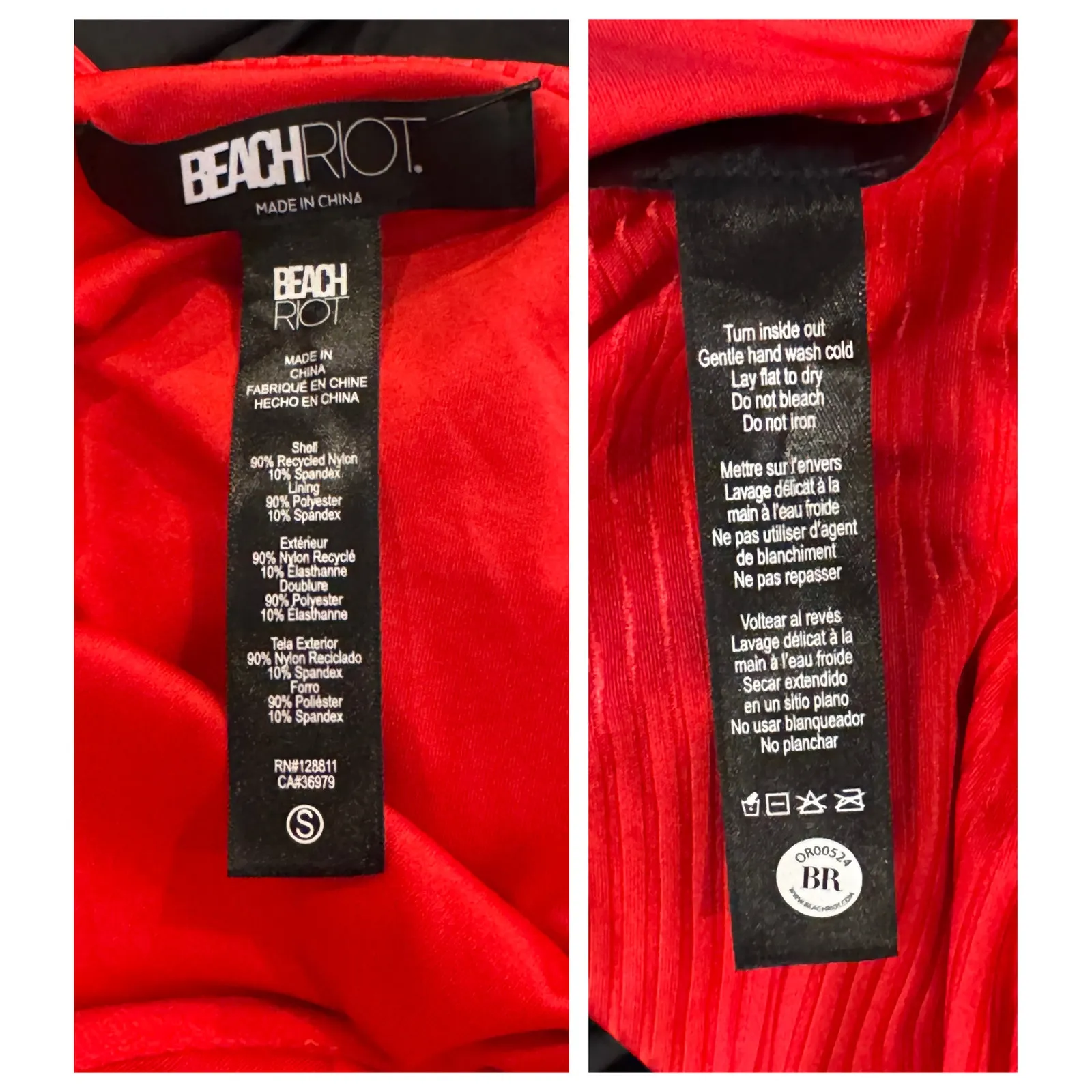 Beach Riot Scarlet One Piece Size Small - Image 10