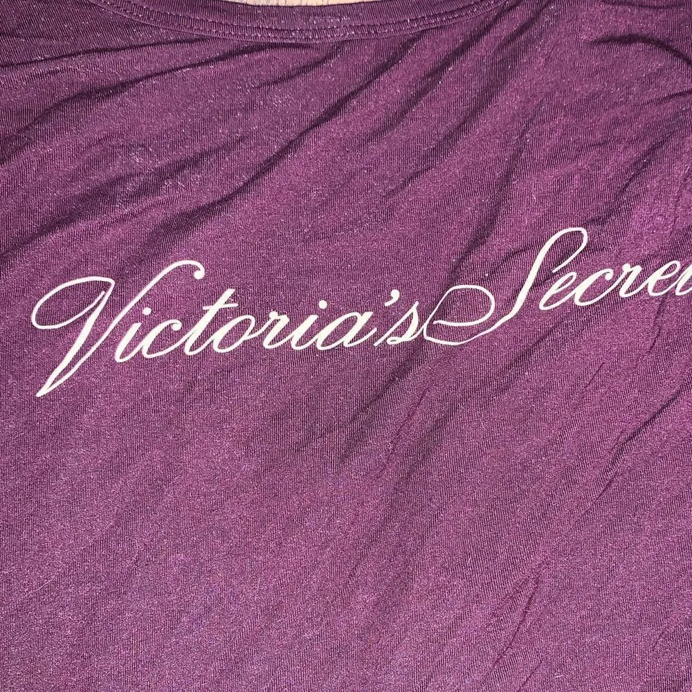 Victoria Secret HEAVENLY SUPERSOFT MODAL WRAP TOP DRAPED BACK Tee - Image 2