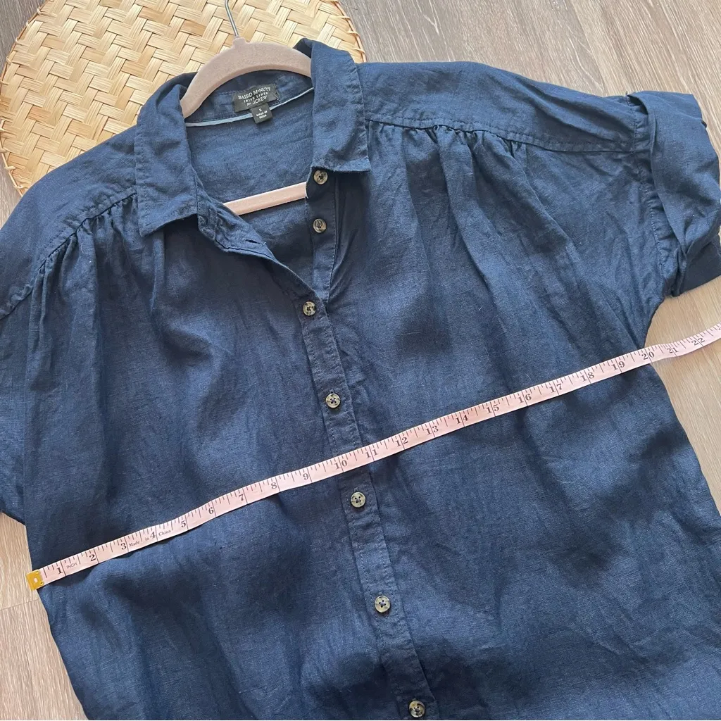 J. Crew Baird mcnutt Irish linen relaxed‎ fit shirt dress - Image 7