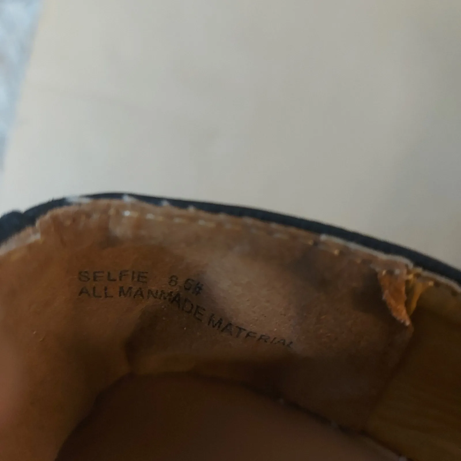 Dollhouse Selfie Black Faux Leather Slip On Espadrille 8.5 Comfy Shoes Footwear - Image 7