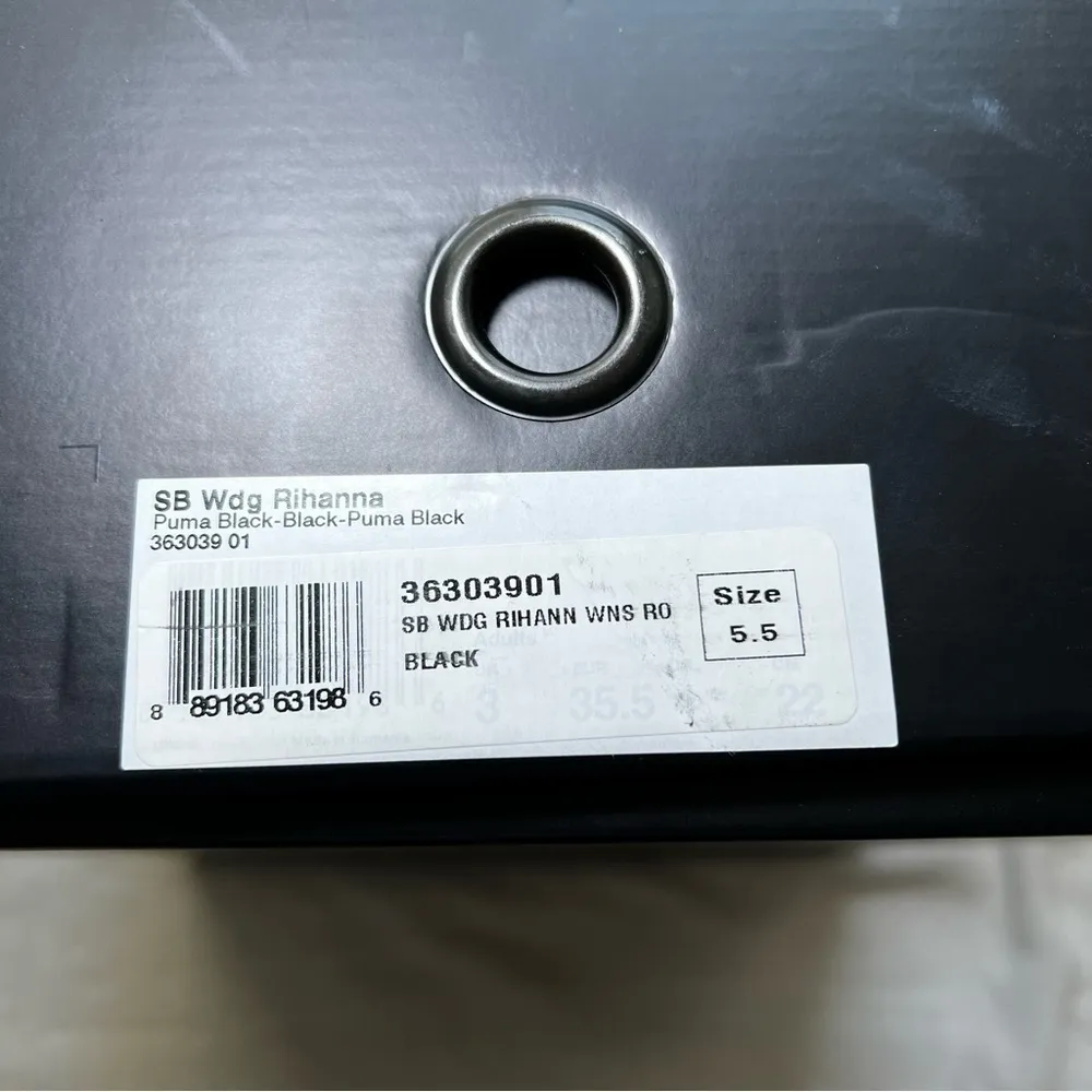 Puma x Fenty by Rihanna Women's Sb Wedge Rihanna Mid-Calf Leather Sneaker - Image 15