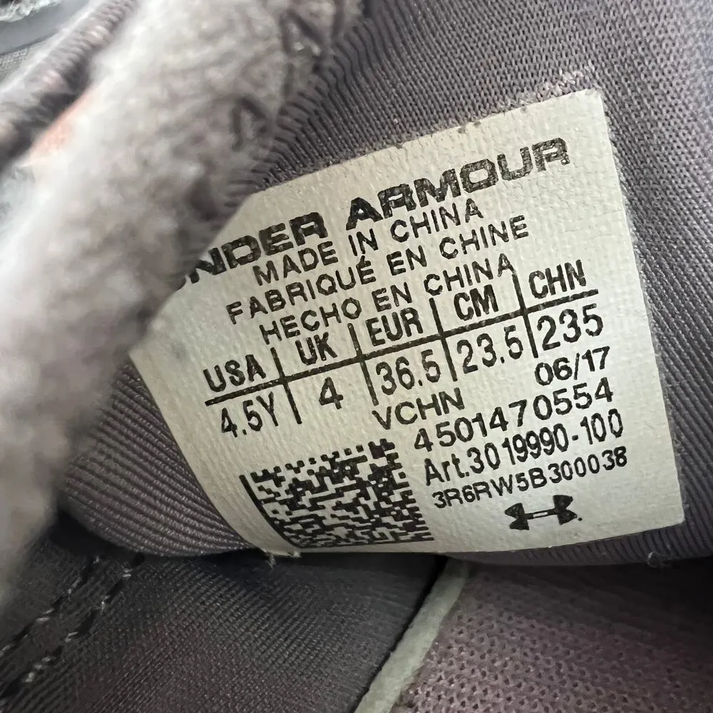 Under Armour Drift 2 Youth 4.5 Womens 6.5 Purple Athletic Running Shoes - Image 11