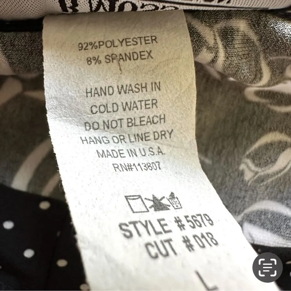 B. Moss Black White Floral Sleeveless Halter Tie Neck Casual Dress Size Large - Image 9