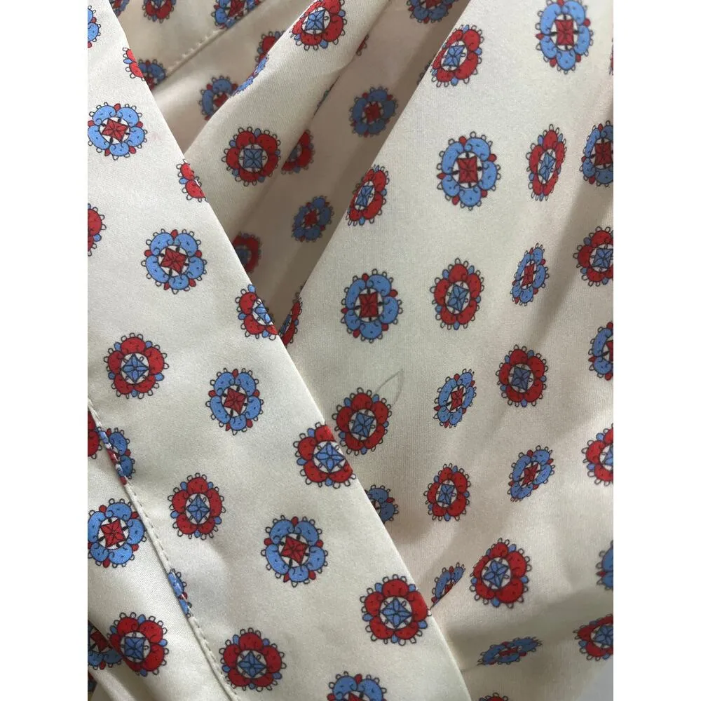 Tularosa Amelia Romper in Polka Dot Scarf Sz M - Image 4