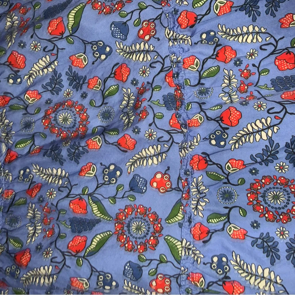 Hill house nap dress in Swedish Floral/Blue Multi nwot casual boho cottage $200 Blue Size XS - Image 7